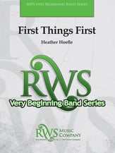 First Things First Concert Band sheet music cover